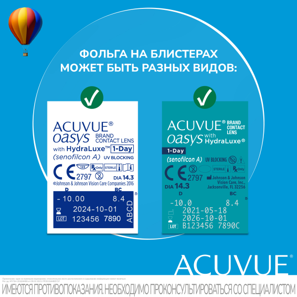 Фото Acuvue Oasys 1-Day
