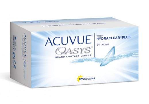 Контактные Линзы ACUVUE OASYS with HYDRACLEAR PLUS, 24 линзы