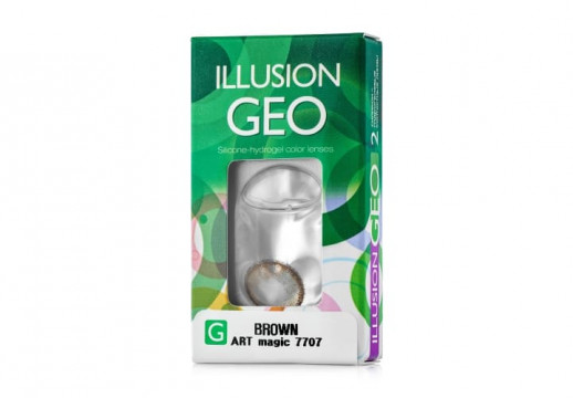 Контактные линзы Illusion Geo, 2 линзы