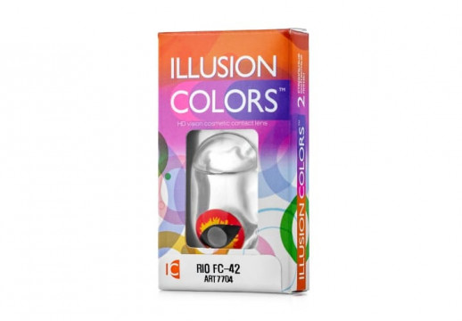 Контактные Линзы Illusion Colors Rio, 2 линзы