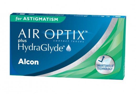 Контактные Линзы AIR OPTIX plus HydraGlyde for Astigmatism, 3 линзы