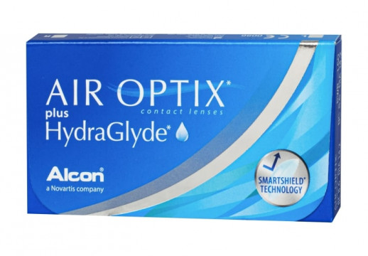 Контактные Линзы AIR OPTIX plus  HydraGlyde, 6 линз