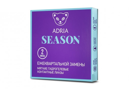 Контактные Линзы Adria Season, 2 линзы
