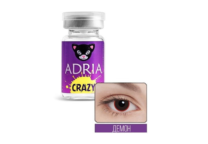Контактные линзы Adria Crazy, 1 линза