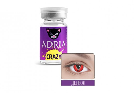 Контактные линзы Adria Crazy, 1 линза