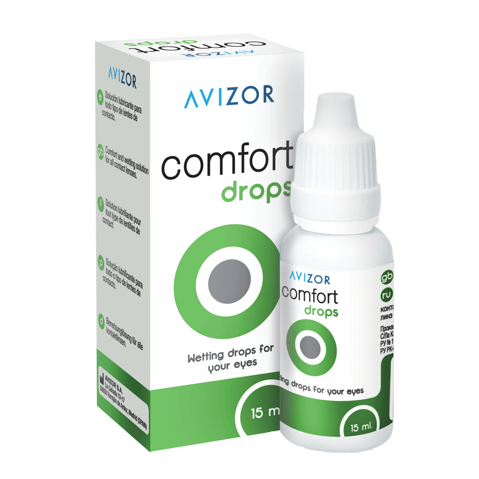 Капли для глаз Avizor Comfort Drops (Авизор Комфорт Дропс)