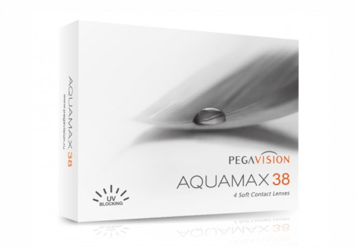 Контактные линзы AQUAMAX 38, 4 линзы