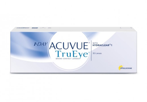 Контактные линзы 1-DAY ACUVUE TruEye with HYDRACLEAR 1, 30 линз