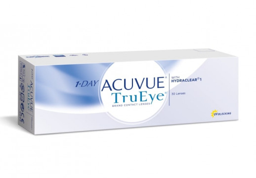 Контактные линзы 1-DAY ACUVUE TruEye with HYDRACLEAR 1, 30 линз