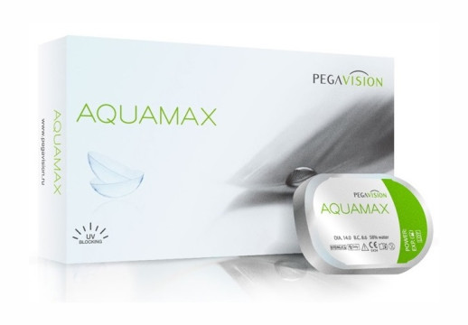 Контактные линзы AQUAMAX, 6 линз