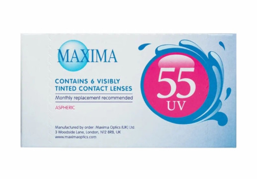 Контактные Линзы MAXIMA 55 UV, 6 линз