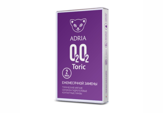 Контактные линзы Adria O2O2 TORIC, 2 линзы