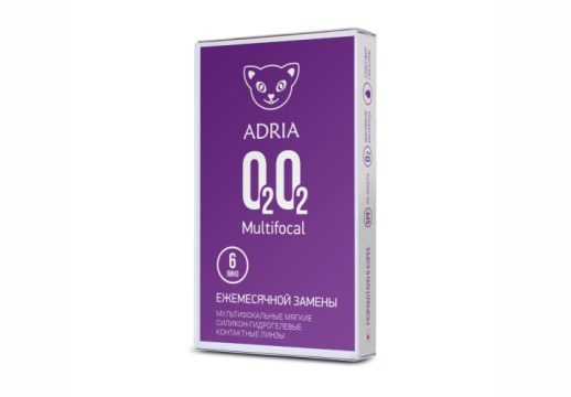 Контактные линзы Adria O2O2 MULTIFOCAL, 6 линз