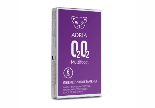 Контактные линзы Adria O2O2 MULTIFOCAL, 6 линз
