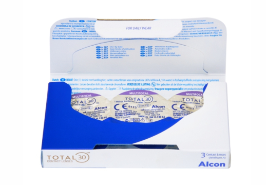 Контактные линзы TOTAL30 Multifocal, 3 линзы