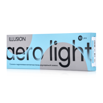 Контактные линзы ILLUSION AERO Light, 10 линз