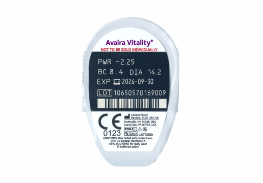 Контактные линзы Avaira Vitality, 6 линз