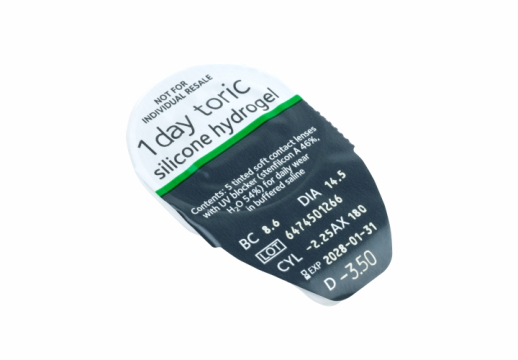 Контактные линзы MyDay daily disposable toric, 30 линз