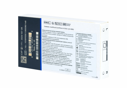 Контактные линзы Biofinity multifocal, 3 линзы